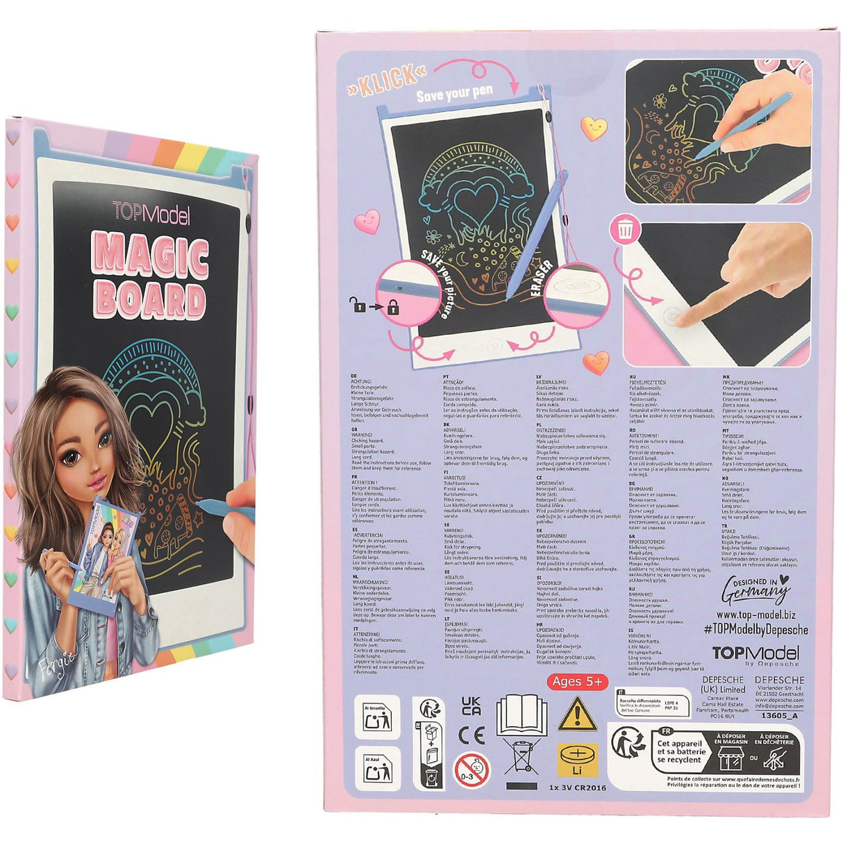 TOPModel Magisk Tavle