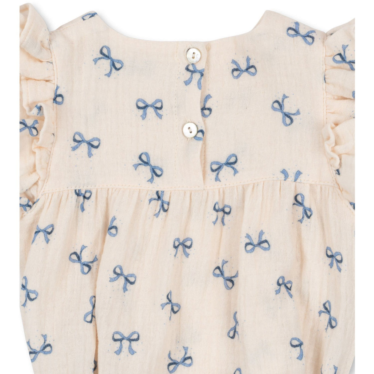 Konges Sløjd Bow Bleu Coco Romper Gots