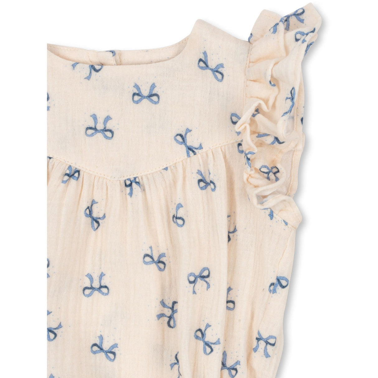 Konges Sløjd Bow Bleu Coco Romper Gots