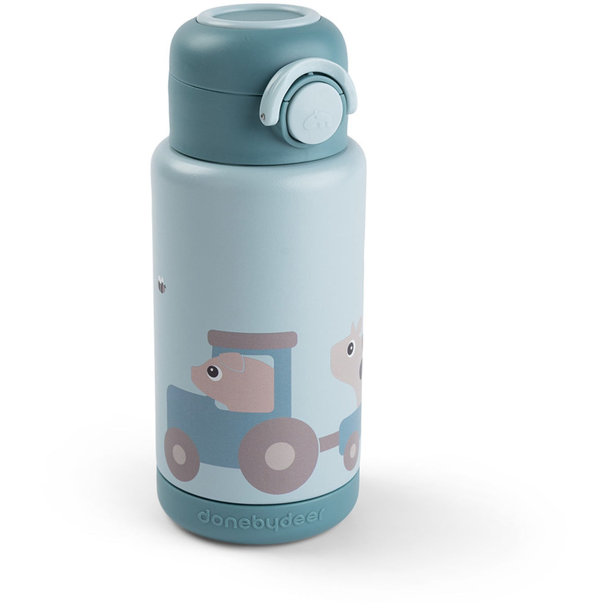 DonebyDeer Blue Thermal Bottle Tiny Farm 340 Ml