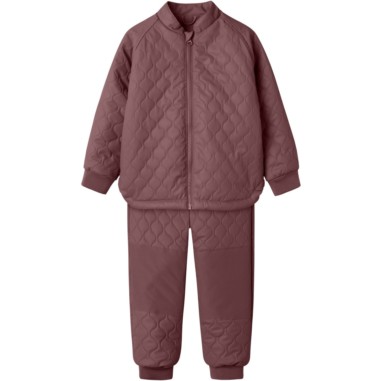 Name It Rose Brown Nmfmud Rub Quilt Set Solid Fo