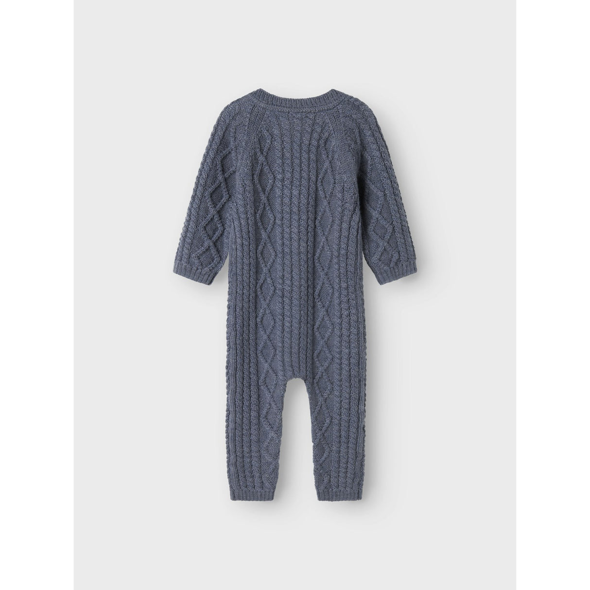 Name It Folkstone Gray Nbmwrilla Wool Ls Knit Suit
