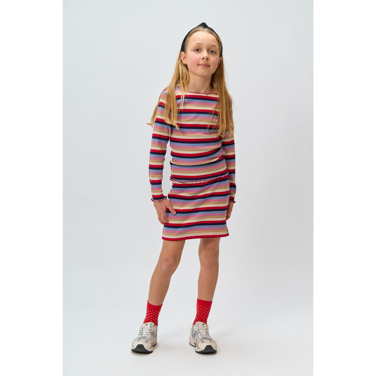 The New Multi Striped Rosie L_S Rib Tee