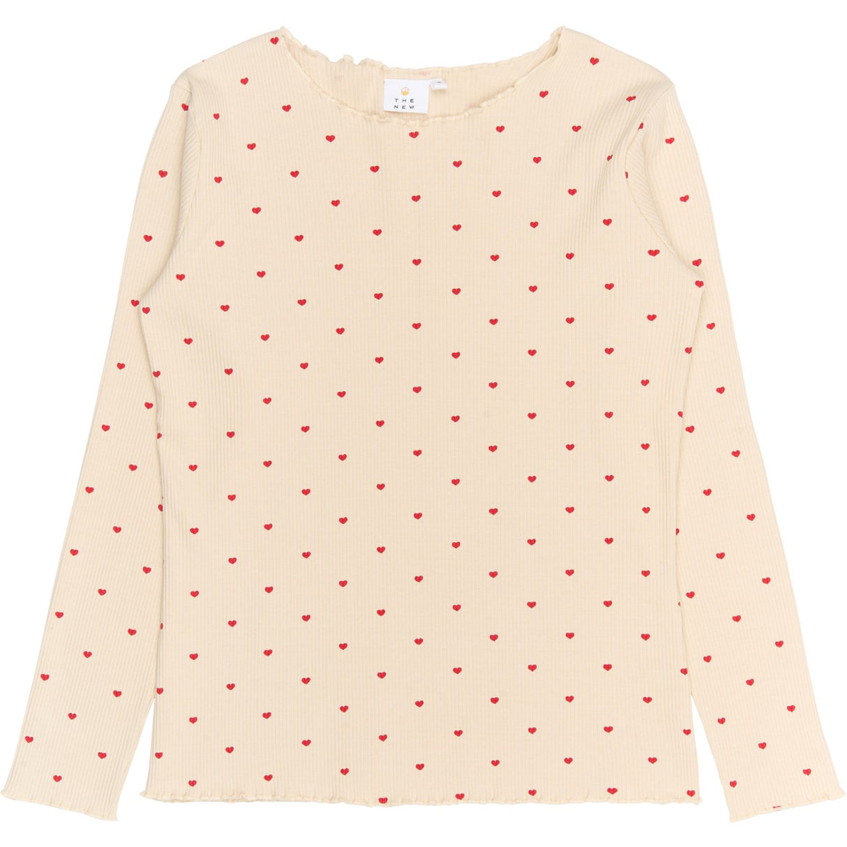 The New Gardenia AOP Holiday Heart Adult Rib Night Set