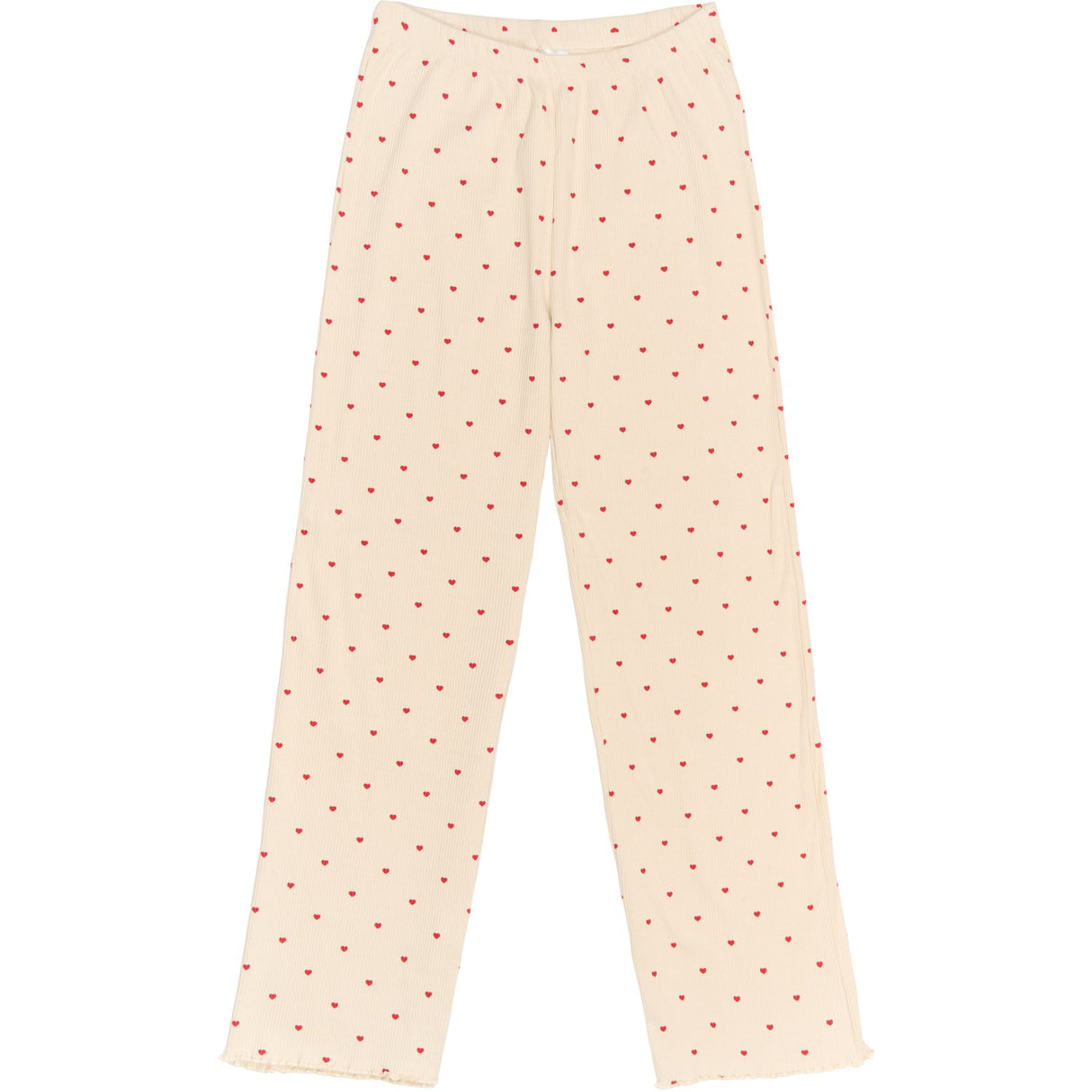 The New Gardenia AOP Holiday Heart Adult Rib Night Set