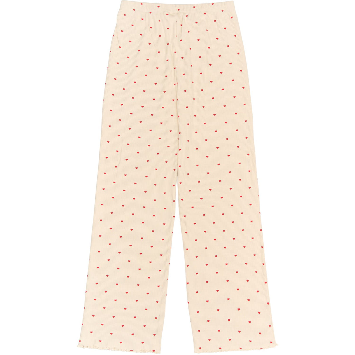 The New Gardenia AOP Holiday Heart Adult Rib Night Set