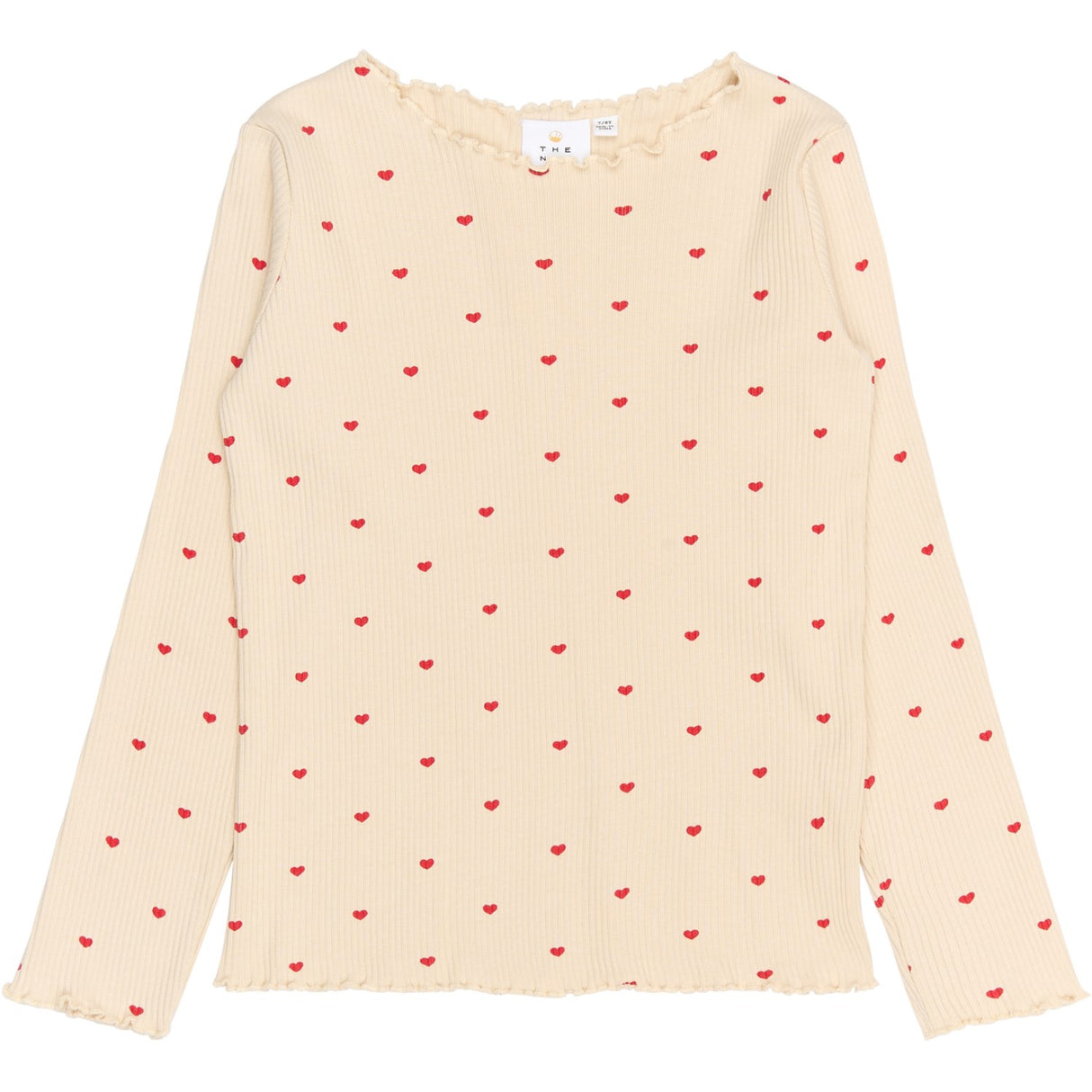 The New Gardenia AOP Holiday Heart Rib Night Set