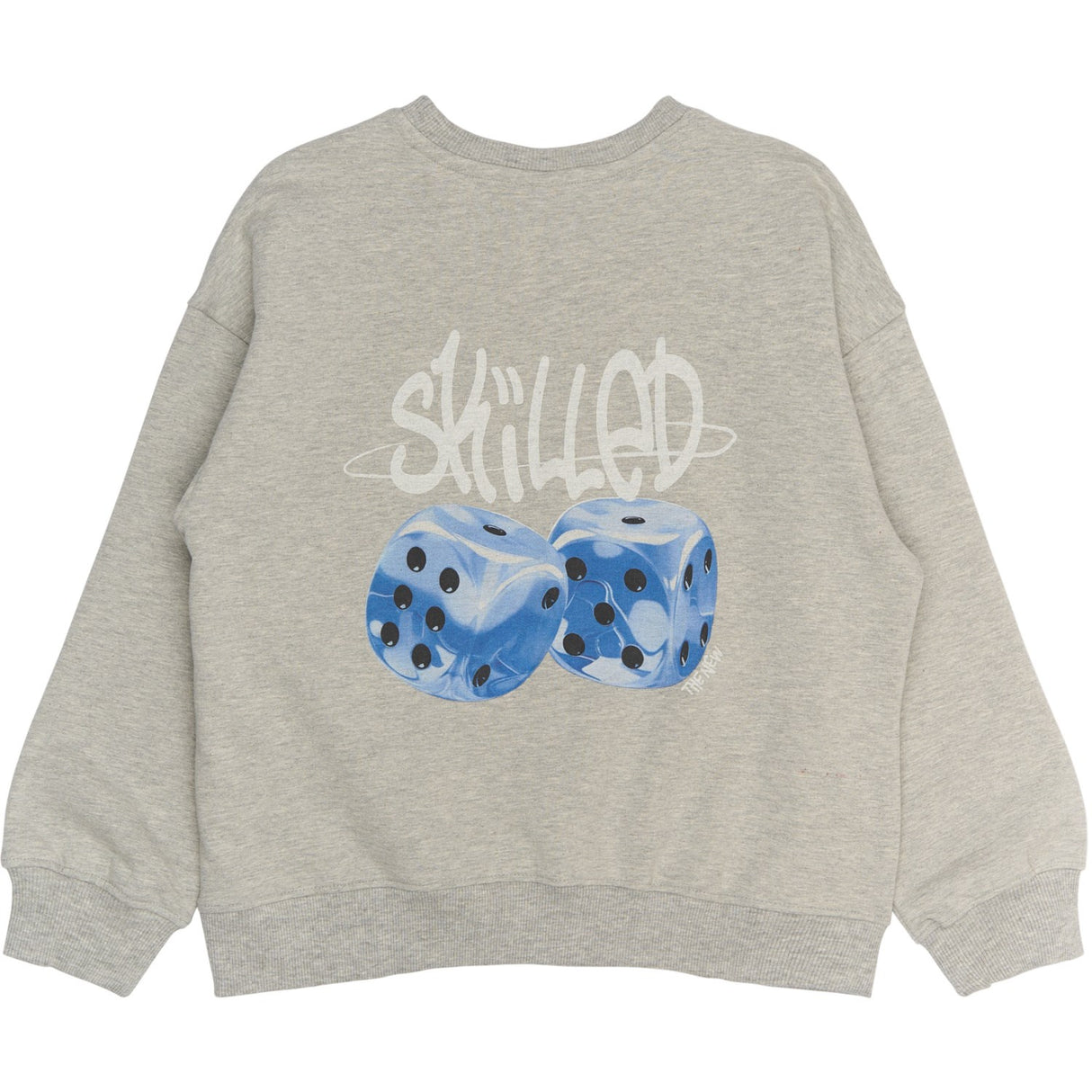 The New Light Grey Melange Ron Melange Oversize Sweatshirt