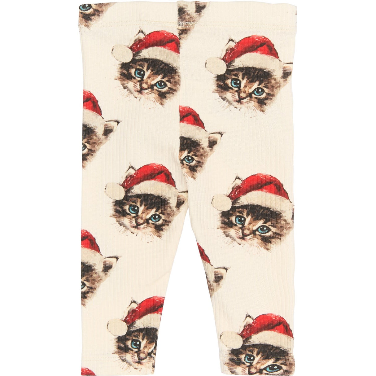 THE NEW Siblings Gardenia Cat AOP Holiday Rib Leggings