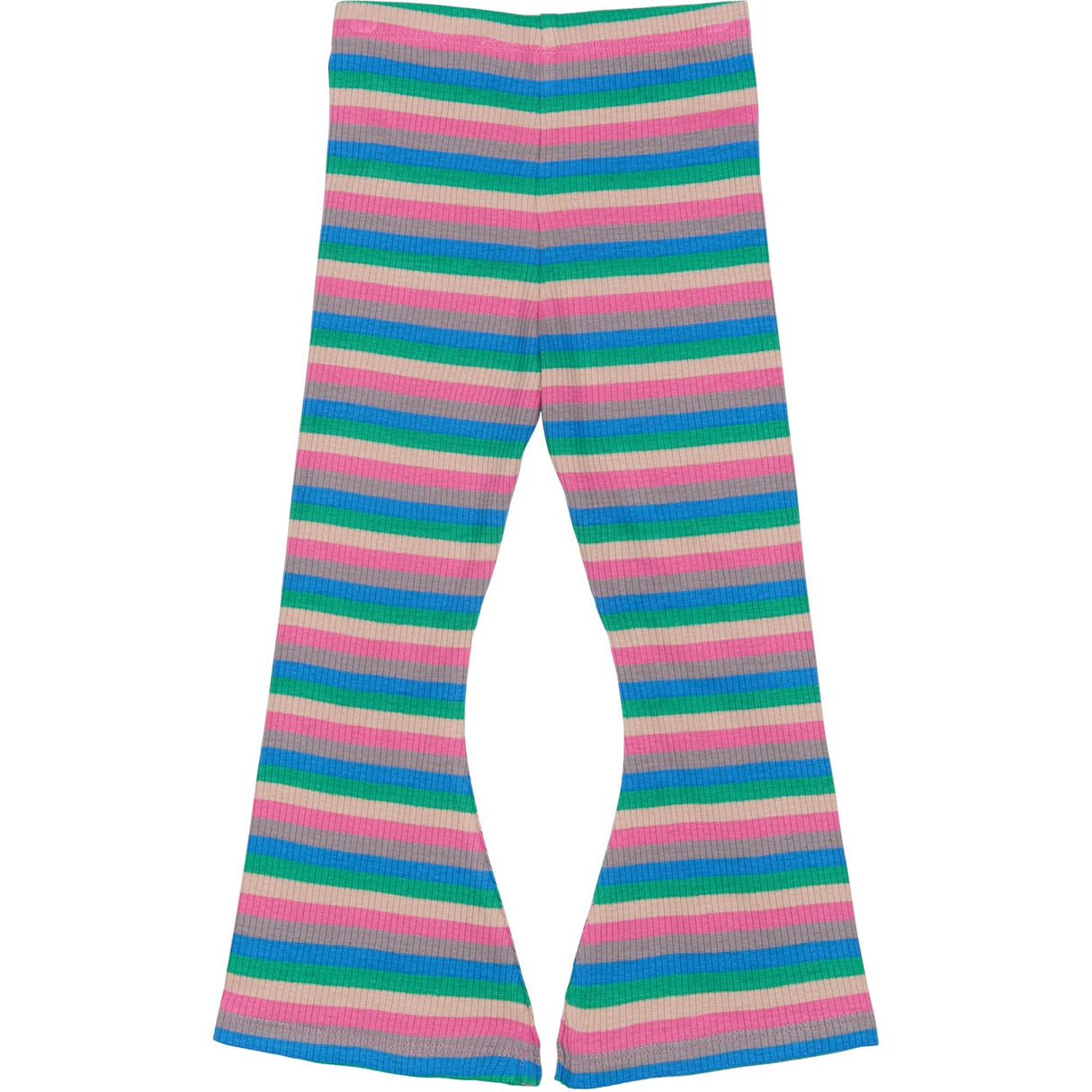 THE NEW Siblings Multi Striped Polly Flared Rib Pants
