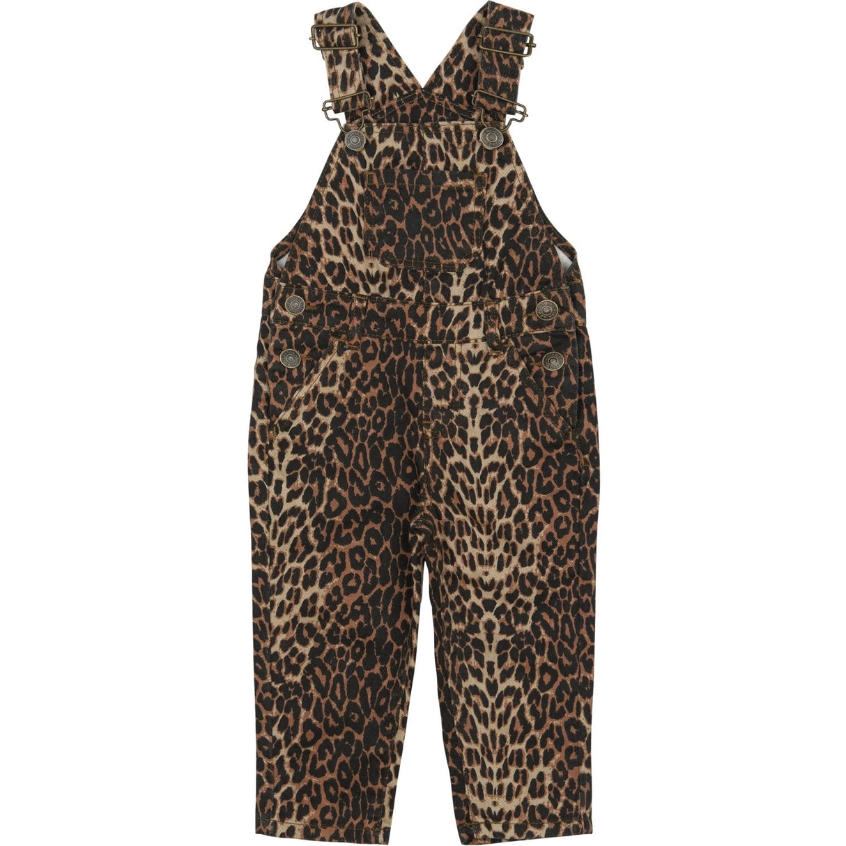 THE NEW Siblings Feather Gray AOP Paloma Denim Dungarees