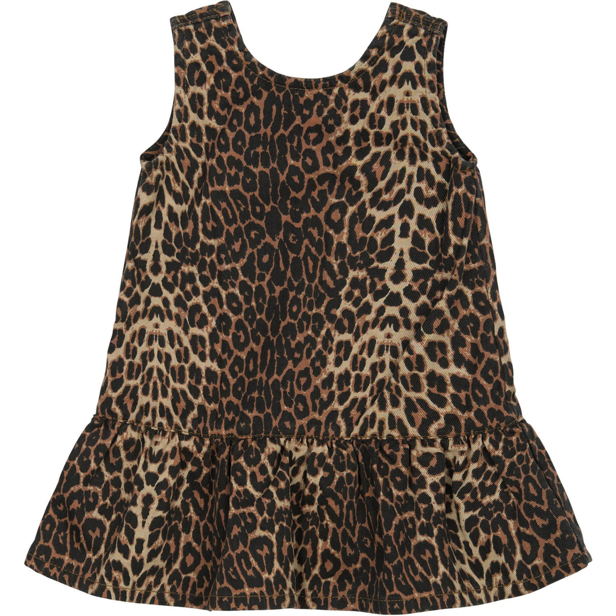 THE NEW Siblings Feather Gray AOP Paloma S_L Denim Dress