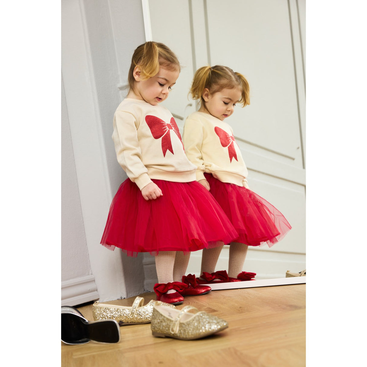 THE NEW Siblings Ski Patrol Rosette Skirt