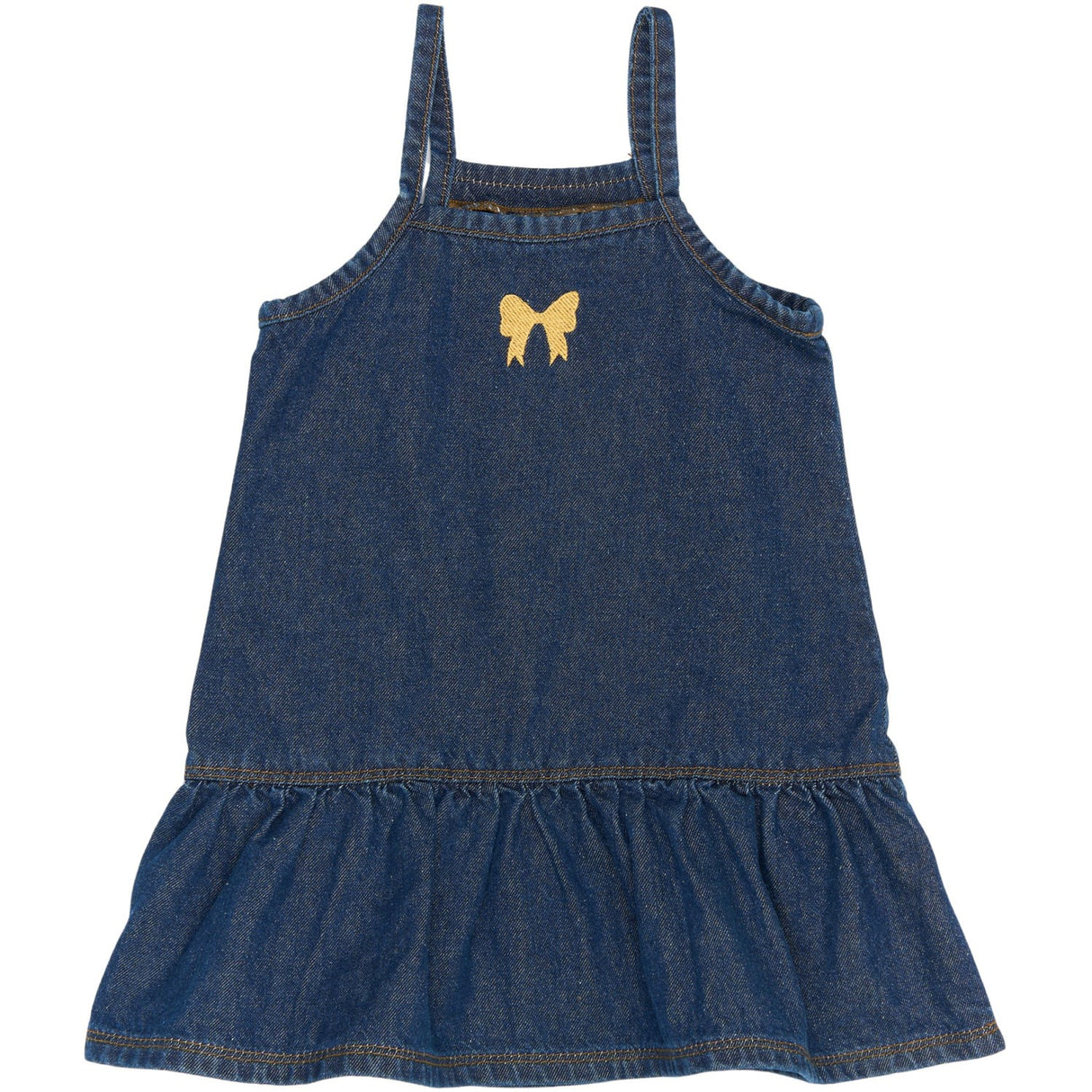 THE NEW Siblings Medium Blue Denim Raya Strap Denim Dress