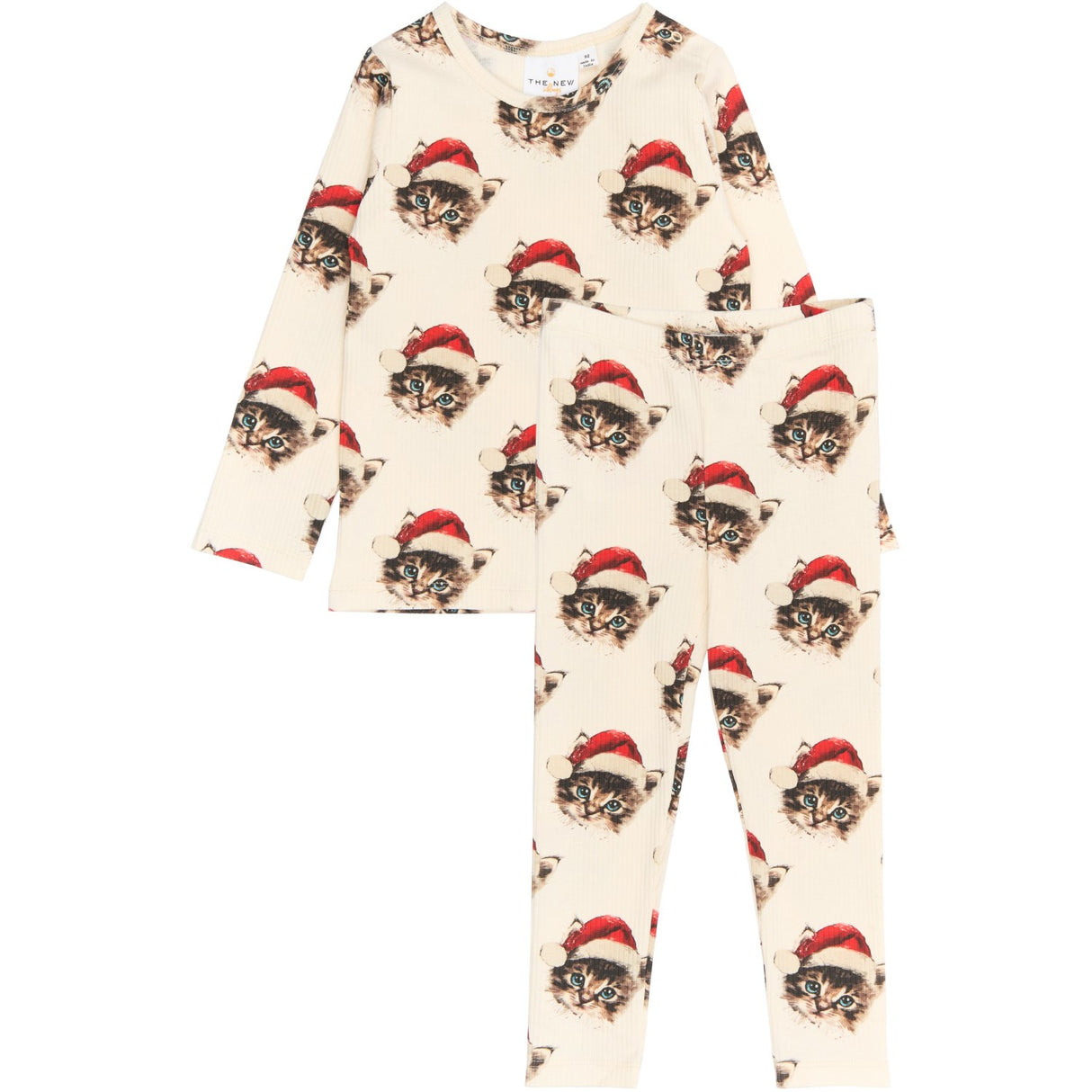 THE NEW Siblings Gardenia Cat AOP Holiday Rib Night Set