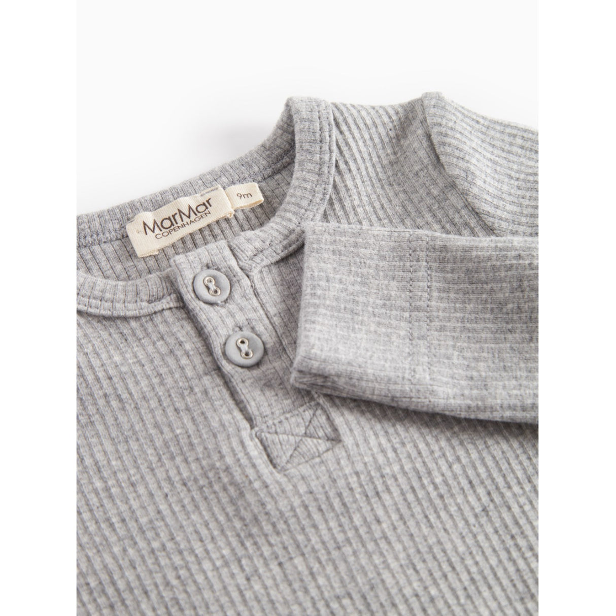 MarMar Modal Melange Light Grey Melange Body LS