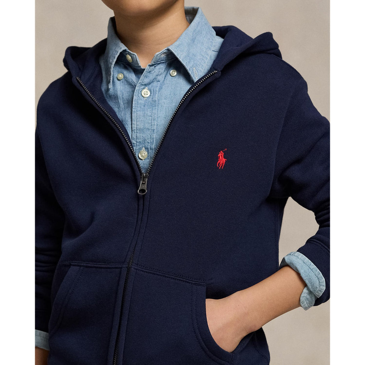 Polo Ralph Lauren Boy Sweatshirt Hoodie Navy