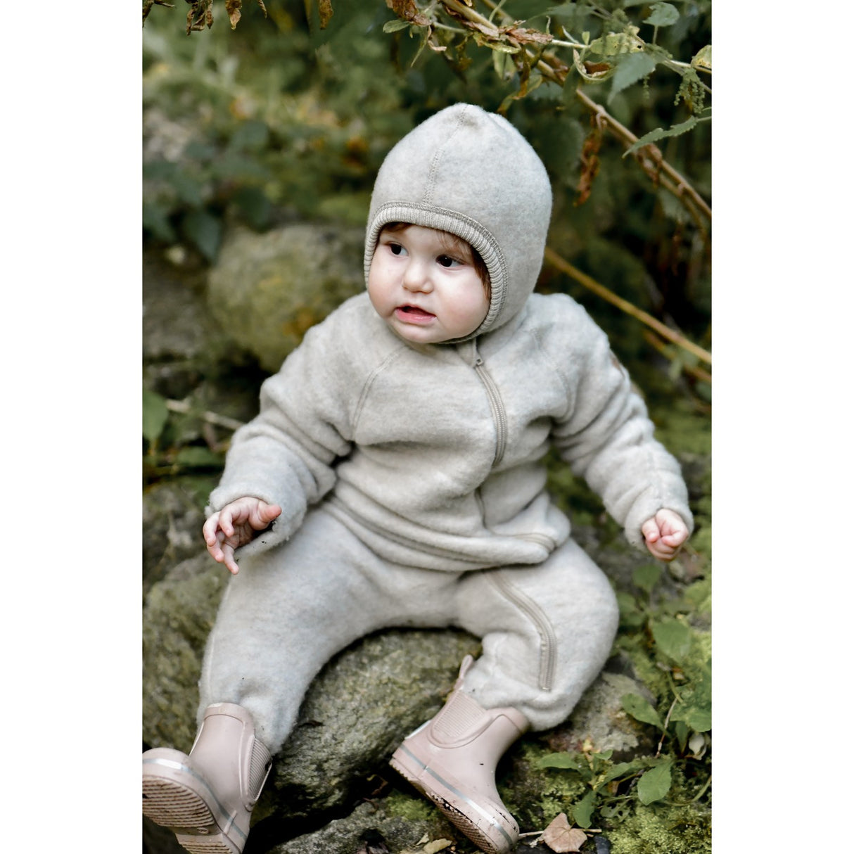 Mikk-Line Melange Offwhite Wool Fullface