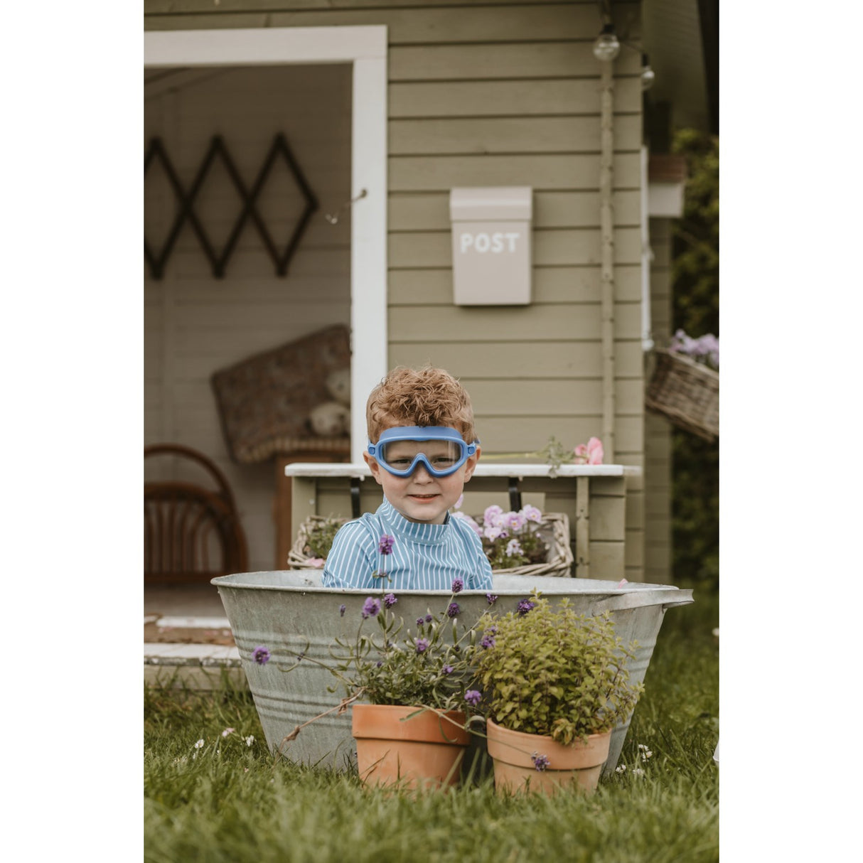 Vanilla COPENHAGEN Azure Blue Swim Mask