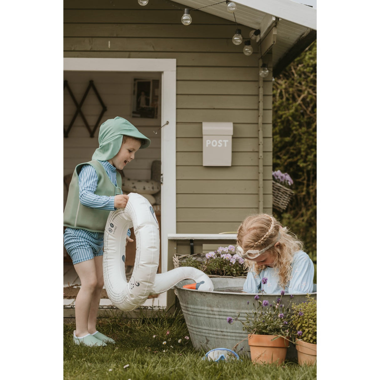 Vanilla COPENHAGEN Fern Green UV Sun Cap