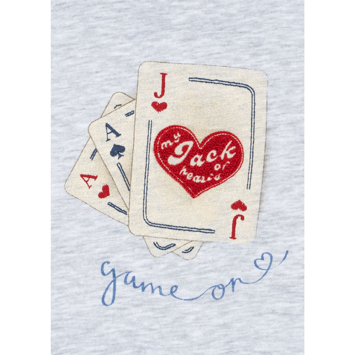 Konges Sløjd Light Grey Melange RHW X KS Jack Sweat Ocs