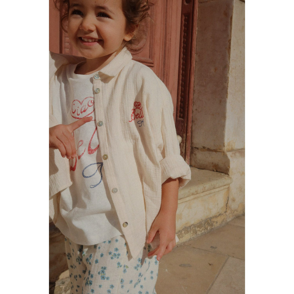 Konges Sløjd Mother Of Pearl RHW X KS Bella Shirt Gots