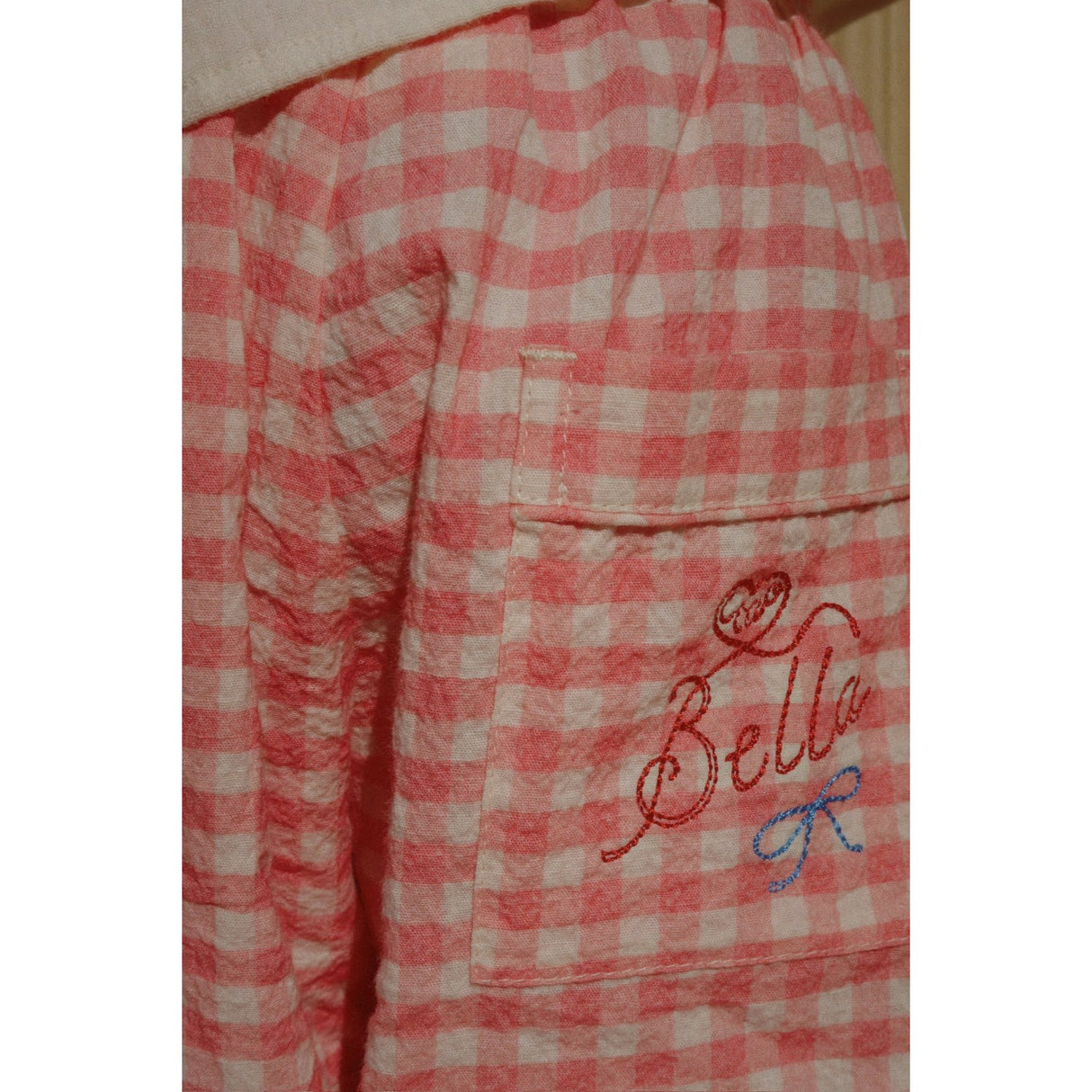 Konges Sløjd Peach Blossom Check RHW X KS Bella Pants Gots