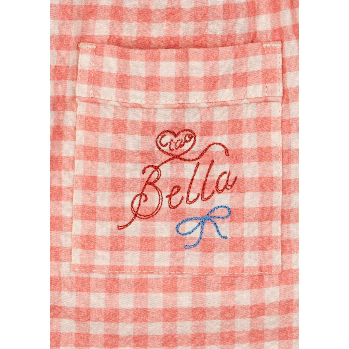 Konges Sløjd Peach Blossom Check RHW X KS Bella Pants Gots