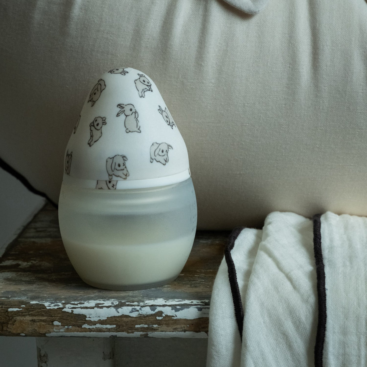 That's Mine X Élhée Bunnies Collab Bora Muslin Cloth