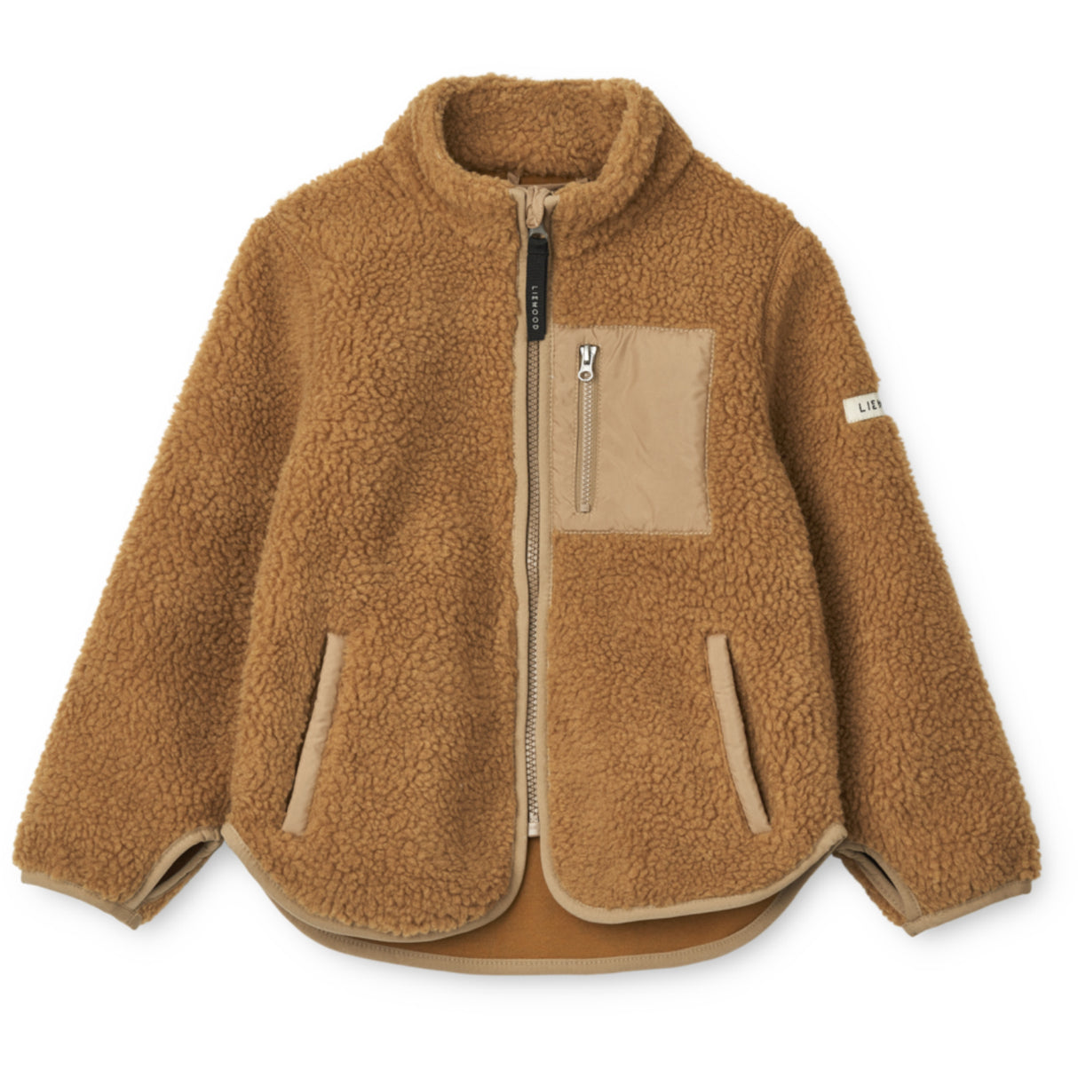 LIEWOOD Golden Caramel Oat Mix Nolan Pile Jacket