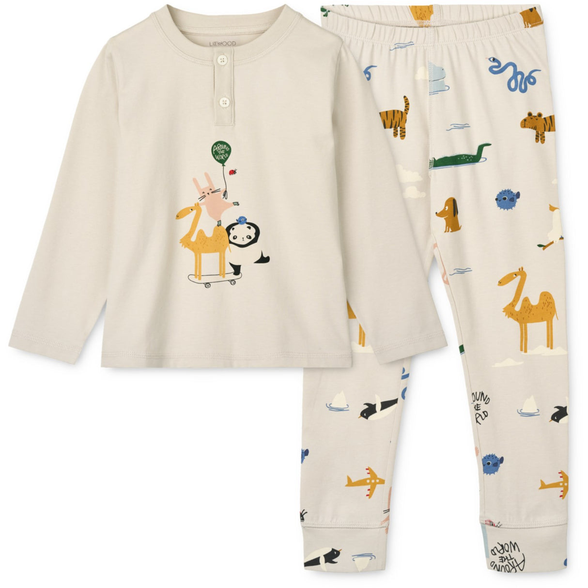 LIEWOOD Around The World / Sandy Wilhelm Printed Pyjamas Set