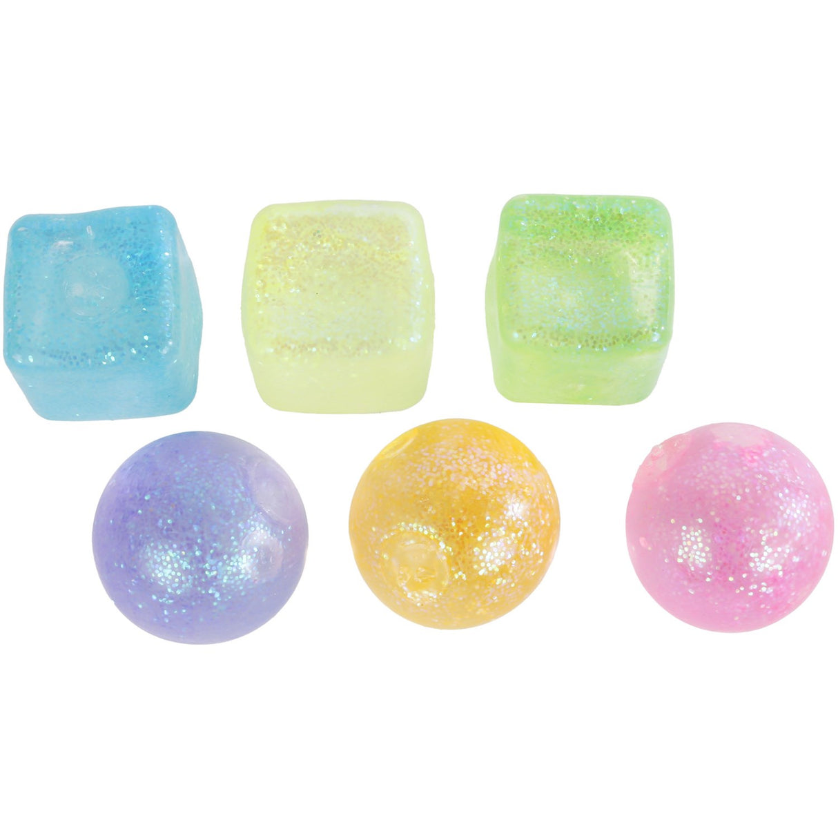 Pocket Money Squeeze Suger Ball And Square 6 Cm Assorted