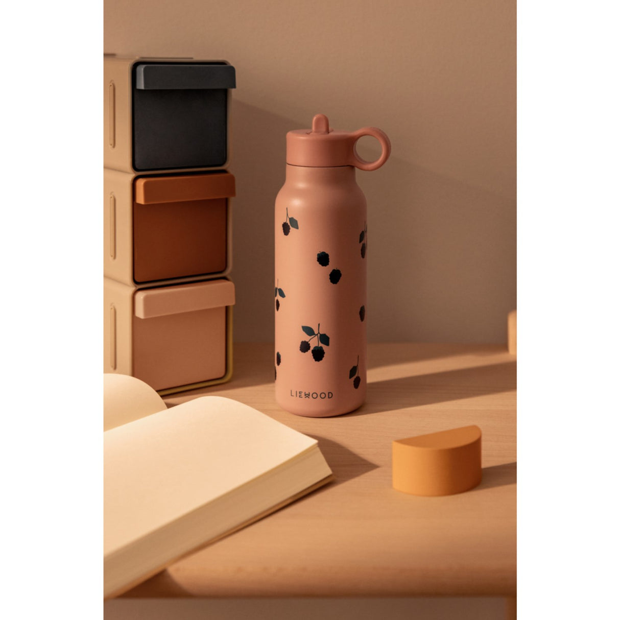 LIEWOOD Berry / Pale Tuscany Falk Water Bottle 350 Ml