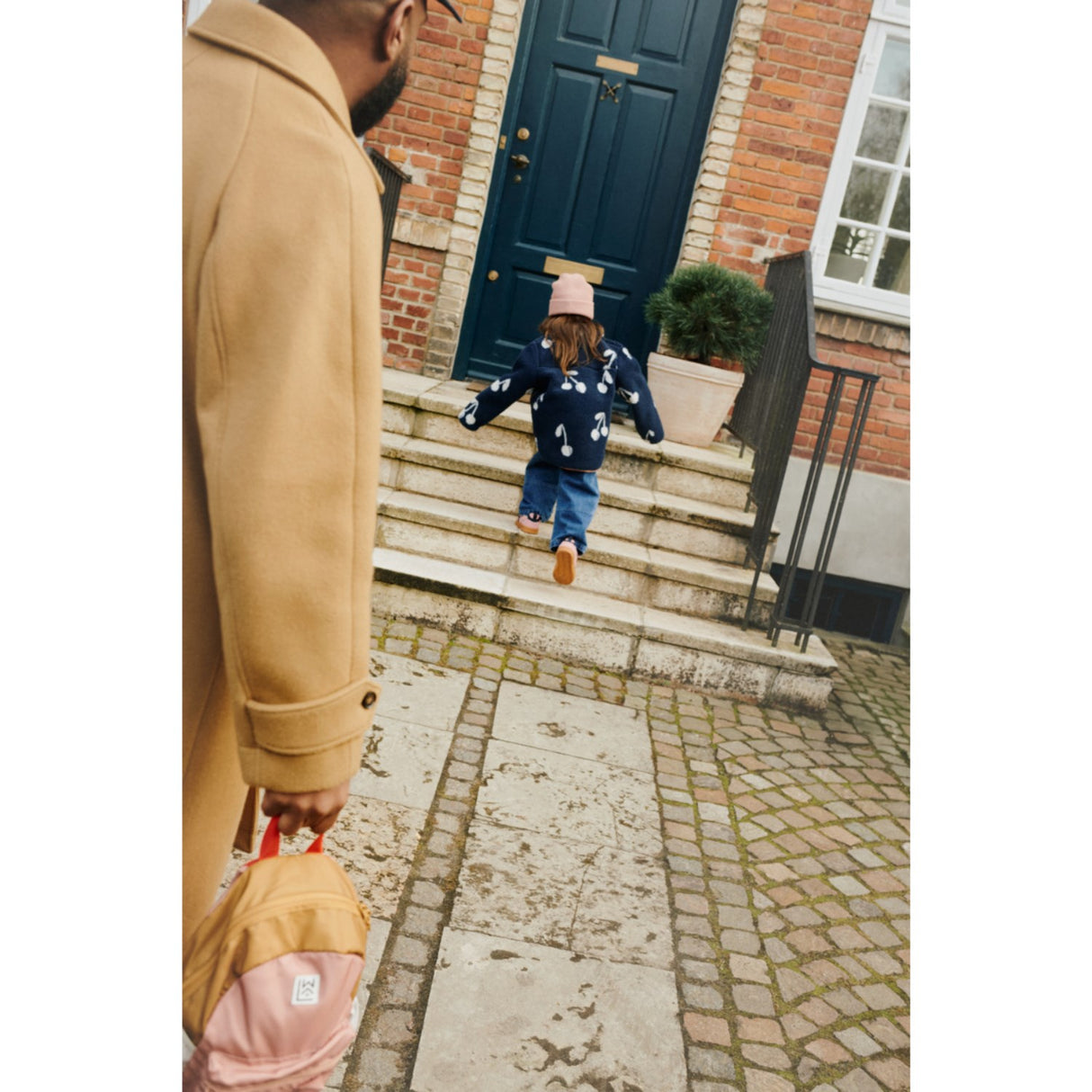 LIEWOOD Cherry Blossom / Classic Navy Noam Pile Jacket