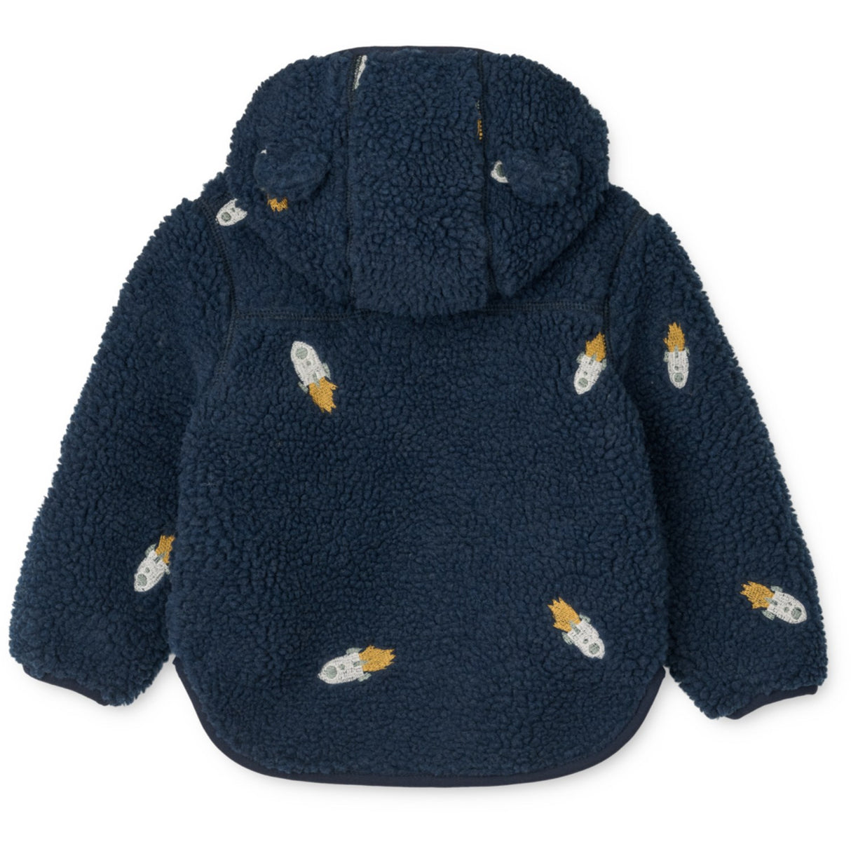 LIEWOOD Rocket / Classic Navy / Embroidery Mara Pile Jacket With Ears
