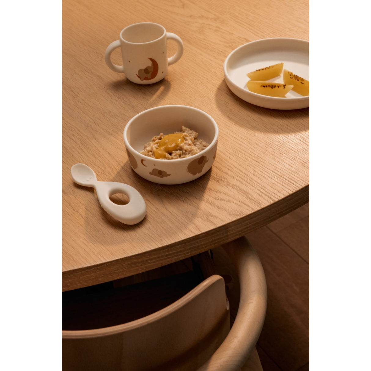 LIEWOOD Elephant / Creme De La Creme Vivi Printed Tableware Set