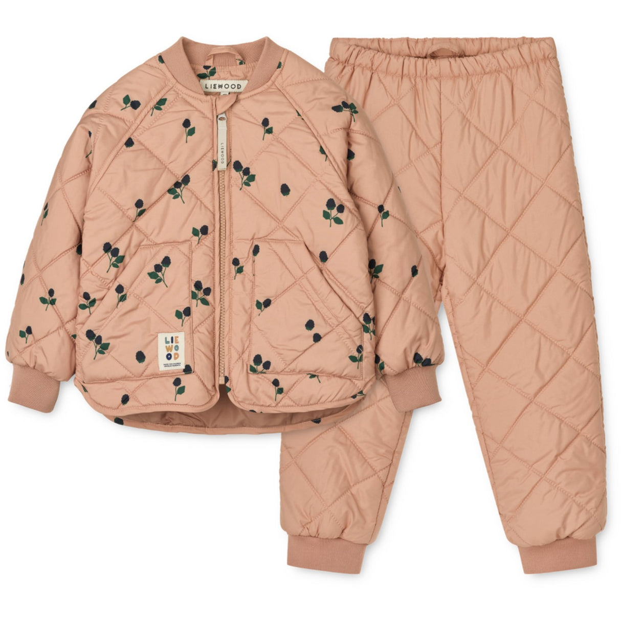 LIEWOOD Berry / Pale Tuscany / Embroidery Zella Thermo Set