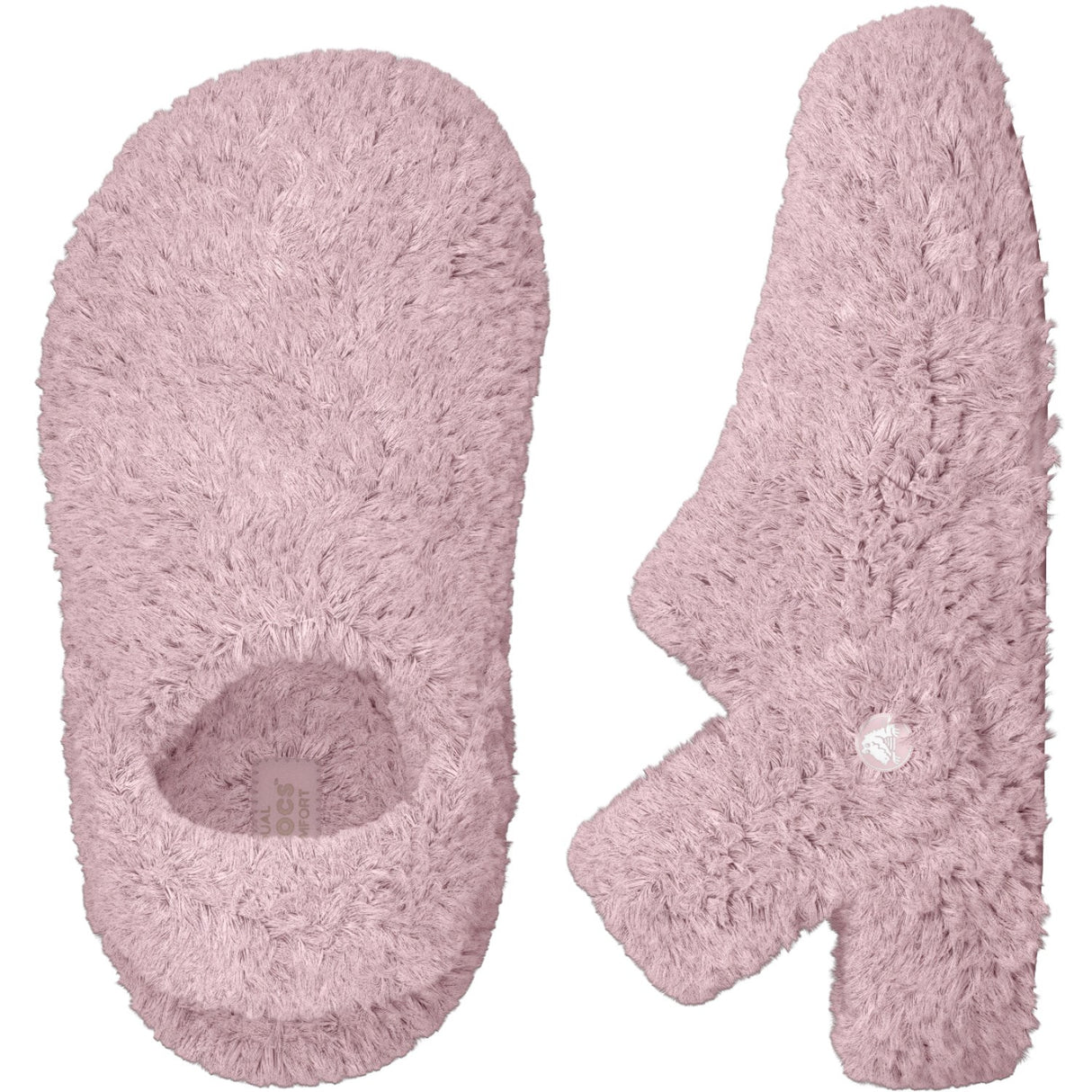 Crocs Pink Milk Classic Cozzzy Slipper