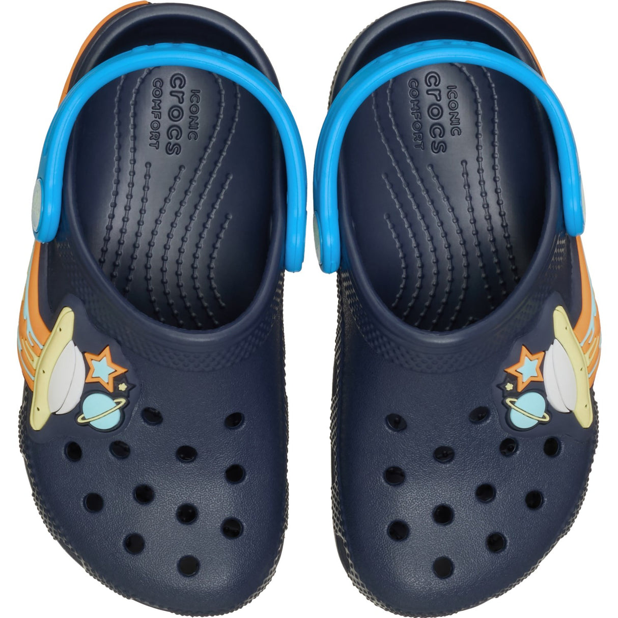 Crocs Navy Classic UFO Lights Clog