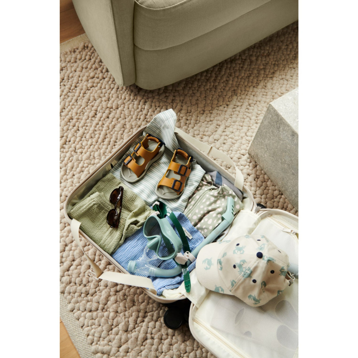 LIEWOOD Dinosaurs / Mist Hollie Hardcase Suitcase