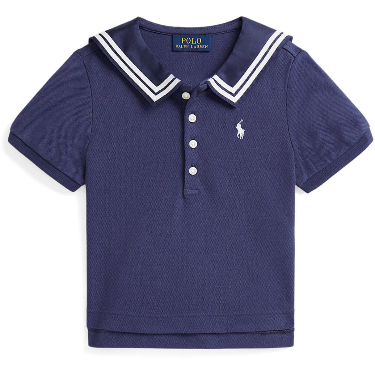 Polo Ralph Lauren Boathouse Navy W/ White Girl Polo Shirt