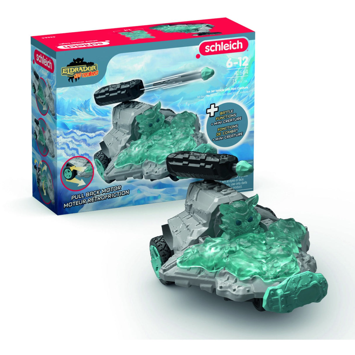 Schleich Ice Jet Vehicle Med Mini-Kreatur
