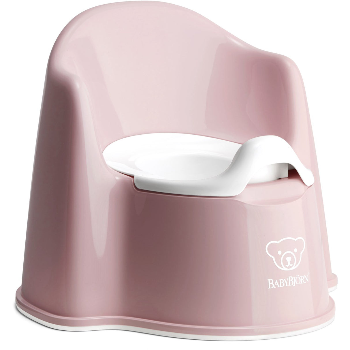 BabyBjörn Pink/White Pottestol