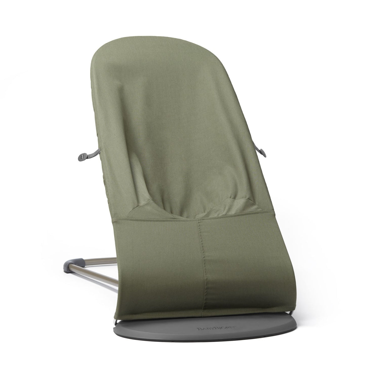 BabyBjörn Dark Green Skråstol Bliss - Vævet, Blomsterbladsquilt