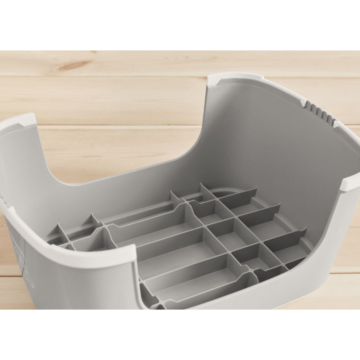 BabyBjörn Grey/White Børnetaburet