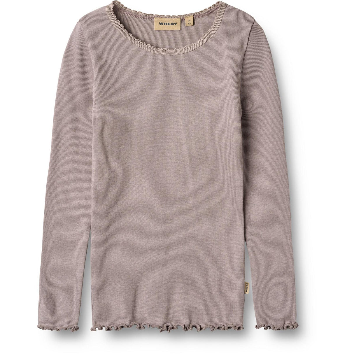 Wheat Dusty Purple Rib Blouse Reese