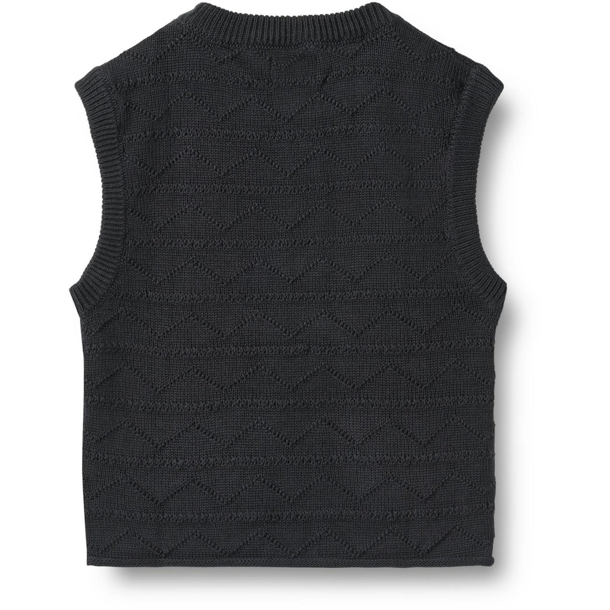 Wheat Navy Knit Vest Bobby