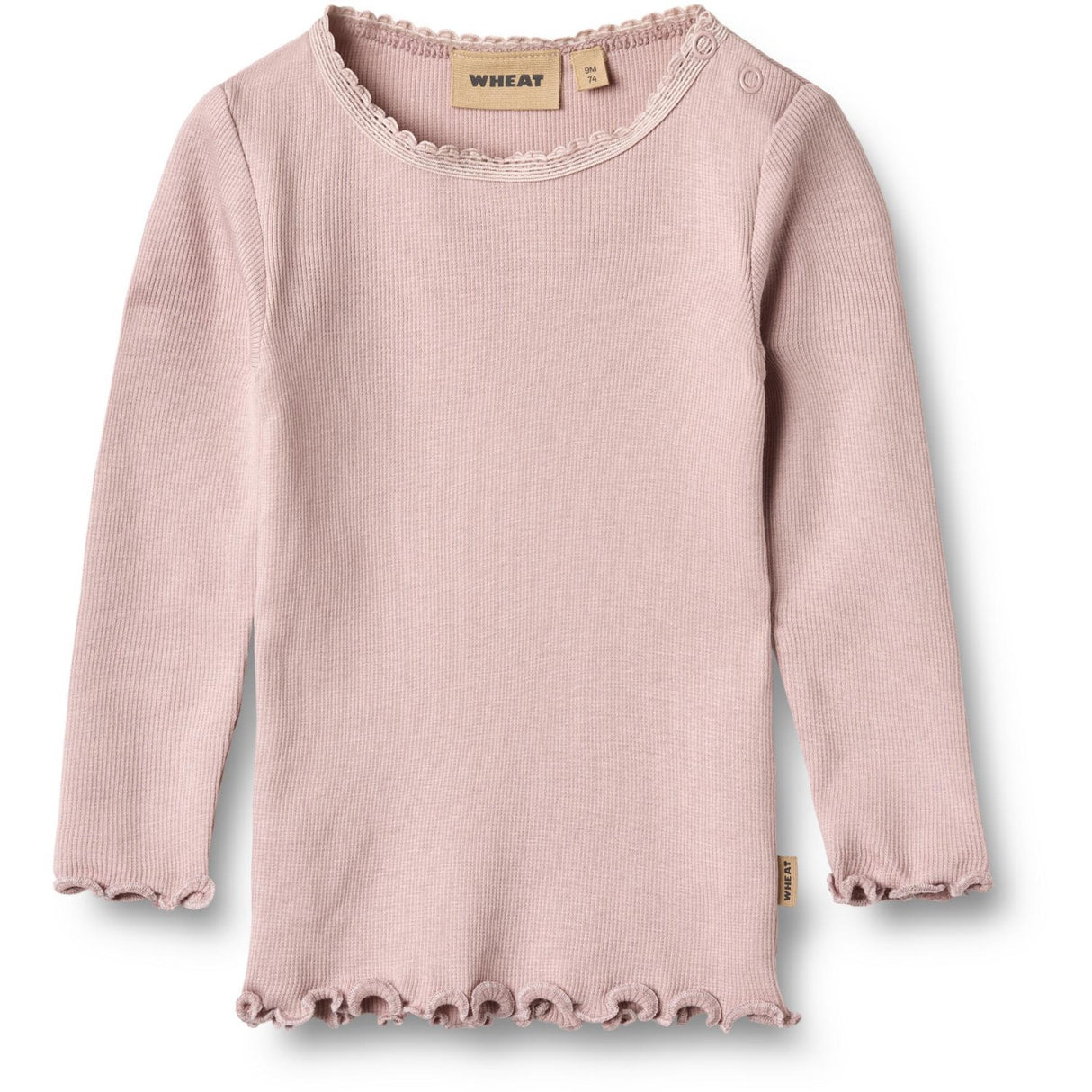 Wheat Soft Lilac Rib Blouse Reese