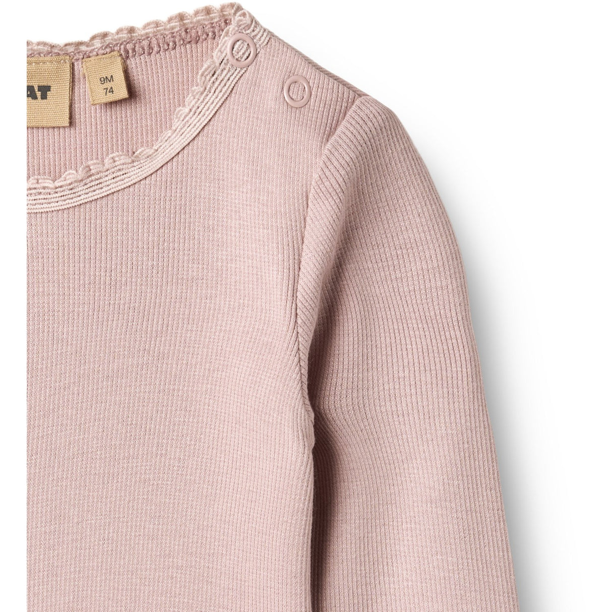 Wheat Soft Lilac Rib Blouse Reese