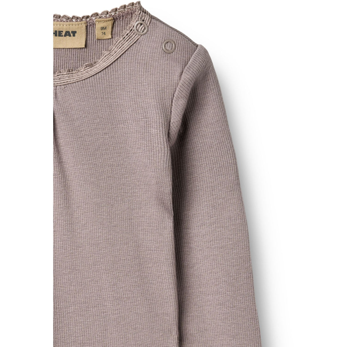 Wheat Dusty Purple Rib Body L/S Lotta